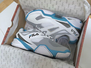 NEW IN BOX WOMEN'S TENNIS FILA SENTINEL PICKLEBALL SHOE WHITE BLUE 7.5 SOLD OUT