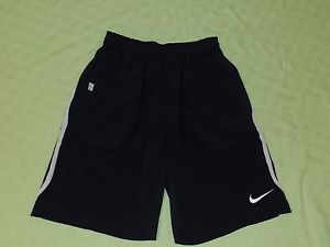 Nike Global Power 10" Men's Tennis Shorts DRI-FIT Size Large Black / White