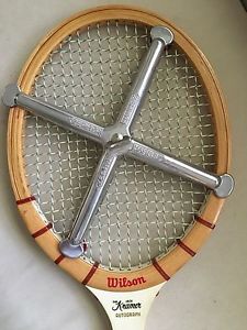 Tennis Racket Metal Press Support Rare   Mid-Century Zephyr Aluminum