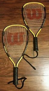 2 WILSON RIPPER POWER SLEEVE TITANIUM RACQUETBALL RAQCUET GREAT COND. XS 3 7/8