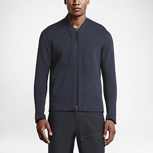 NIKE TECH FLEECE MEN'S CARDIGAN $130.00 744481-473 Obsidian Size M & L