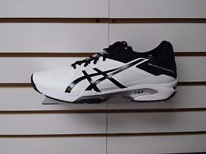 Asics Gel-Solution Speed 3 Men's Tennis Shoes - New - White/Black - Size 10.5