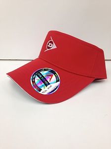 Dunlop Sports Antigua 100% Polyester Velcro Bunker Visor (Red) - Men - New OSFA