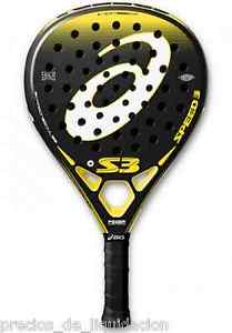 Pala de Padel ASICS S3 SPEED 2016 NUEVA A ESTRENAR MANGO PRECINTADO Envio 48H