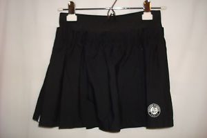 ADIDAS Y-3 ROLAND GARROS Women's Size S Black Tennis Skirt