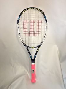 New Wilson Juice 100 BLX Strung racquet 4 3/8 Grip Size