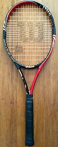 WILSON BLX 6.1 95 16X18 STRUNG Tennis Racquet! 4 1/4! NEW GAMMA HYBRID STRINGS!