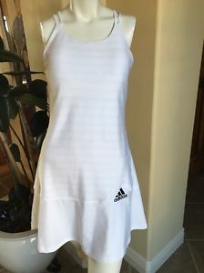 Adidas Woman Tennis Dress Medium New With Tag White