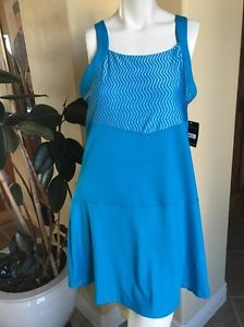 Bolle Women's Tennis Dress Large New With Tag  Turquoise Blue