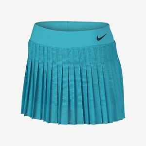 2016 Nike Court Victory Womens Premier Mesh Pleated Tennis Skirt Skort $70 > XL