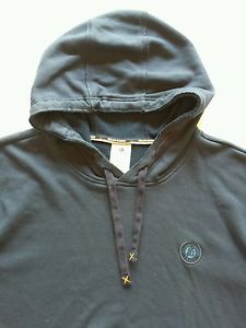 ROLAND GARROS ADIDAS CLIMALITE COTTON Men's Blue Pullover Hoodie Size XL