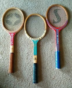 Estate Find.. Lot of 3 Vintage Tennis Rackets..Tracy Austin..Doris Hart