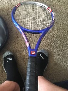 Wilson 5.9 HYPER HAMMER Carbon 4 3/8 Tennis Racquet And Case