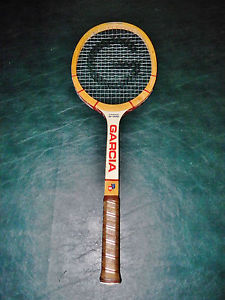 EXTREMELY RARE Garcia Cragin 300 Wood Tennis Racket Racquet Handcrafted in USA !