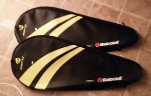 Babolat aero series tennis racket covers (2) nice!